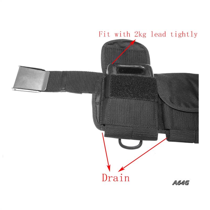Tech Diving Accessories - ปรับดําน้ําเข็มขัดน้ําหนัก QUICK RELEASE BUCKLE NYLON Webbing