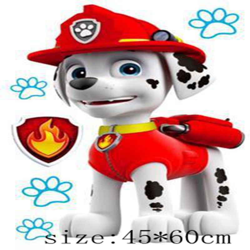 Tech Home Accessories - สติ๊กเกอร์ติดผนังพาวพาโทรลสำหรับเด็ก - ของตกแต่งบ้านสมัยใหม่สำหรับเด็กชายและเด็กหญิง PVC แบบถอดได้ DIY