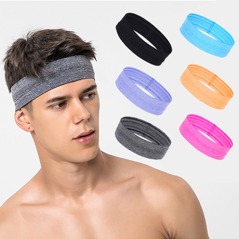 Tech Accessories For Men - แฟชั่นฤดูร้อนกีฬาสําหรับชายลื่นซิลิโคนดูดซับเหงื่อแถบคาดศีรษะผู้หญิงโยคะฟิตเนสวิ่งอุปกรณ์เสริมผม