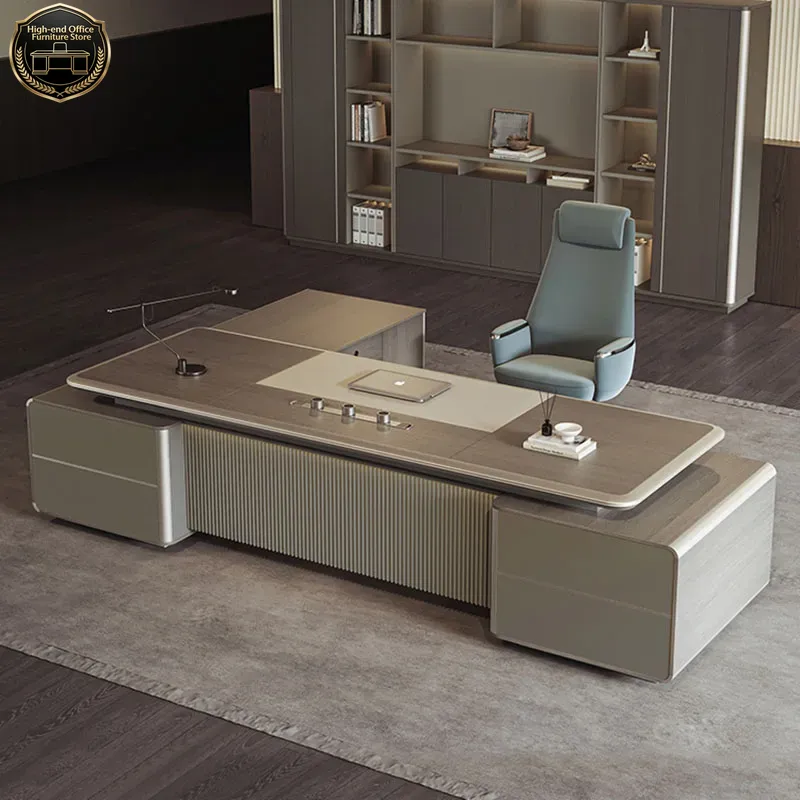Tech Accessories For Work - โต๊ะเกมมิ่ง Boss Gaming L โต๊ะทำงานที่บ้าน โต๊ะสำหรับช่างทำเล็บ