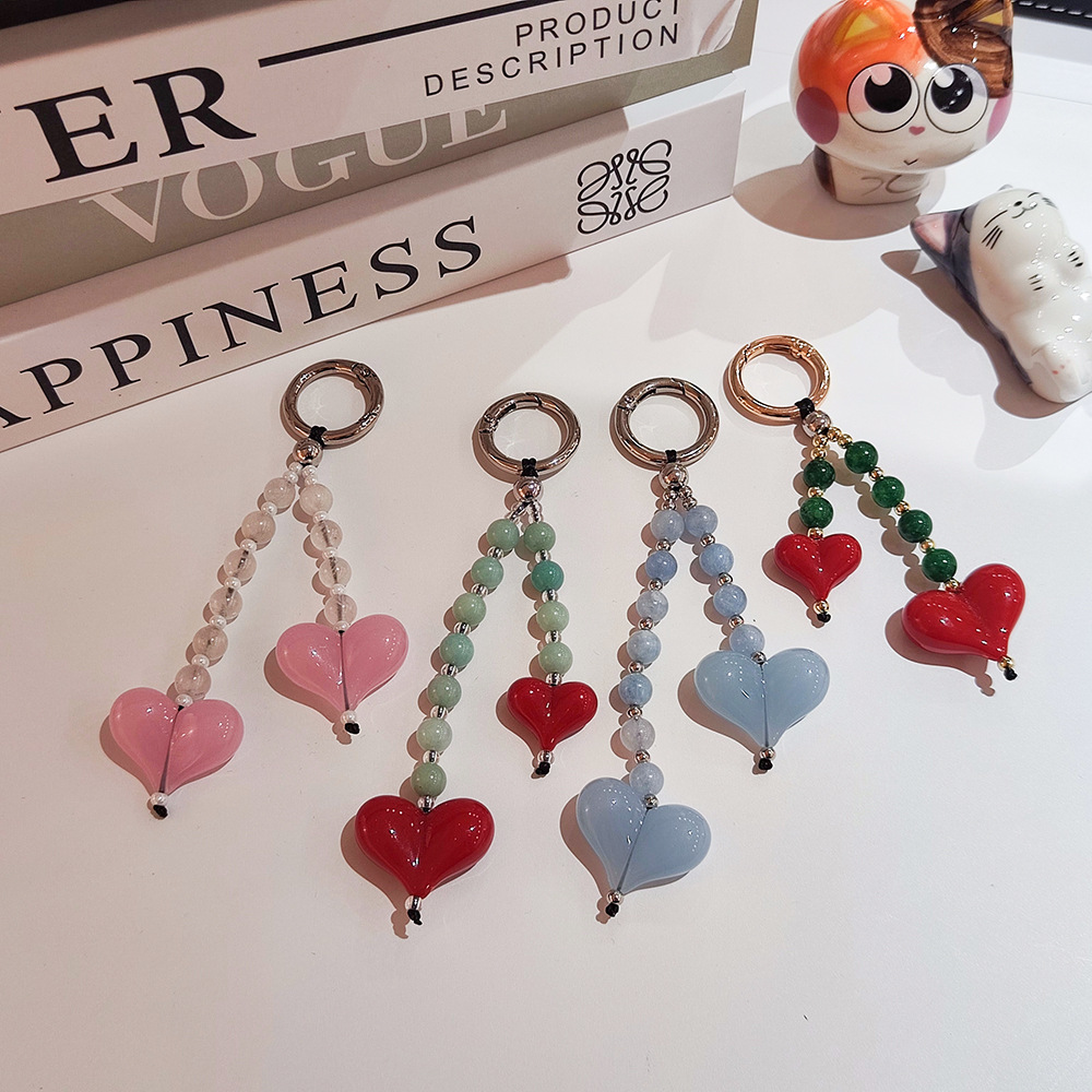 Y2K Tech Accessories - HERLOOK กระเป๋า Charm สําหรับผู้หญิง Big Love