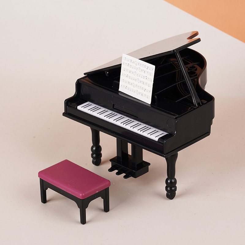 1:12 ตุ๊กตาเปียโนจิ๋วพร้อมเก้า - Tech Home Accessories บทวิจารณ์และราคา