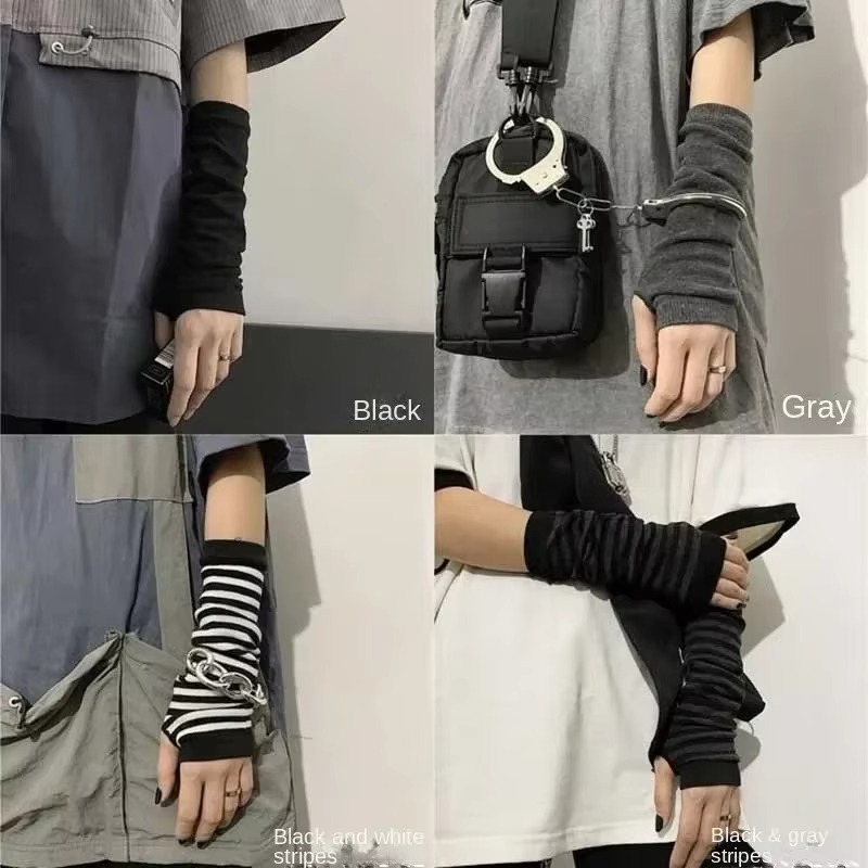 ถุงมือยาวแบบไม่มีนิ้ว สไตล์พัง - Y2K Tech Accessories บทวิจารณ์และราคา