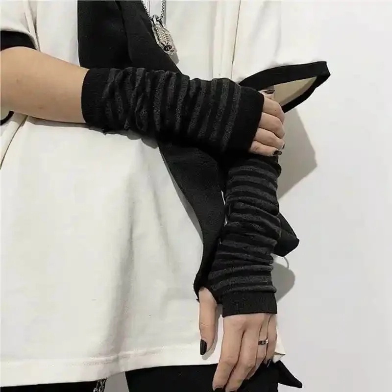 ถุงมือยาวแบบไม่มีนิ้ว สไตล์พัง - Y2K Tech Accessories บทวิจารณ์และราคา