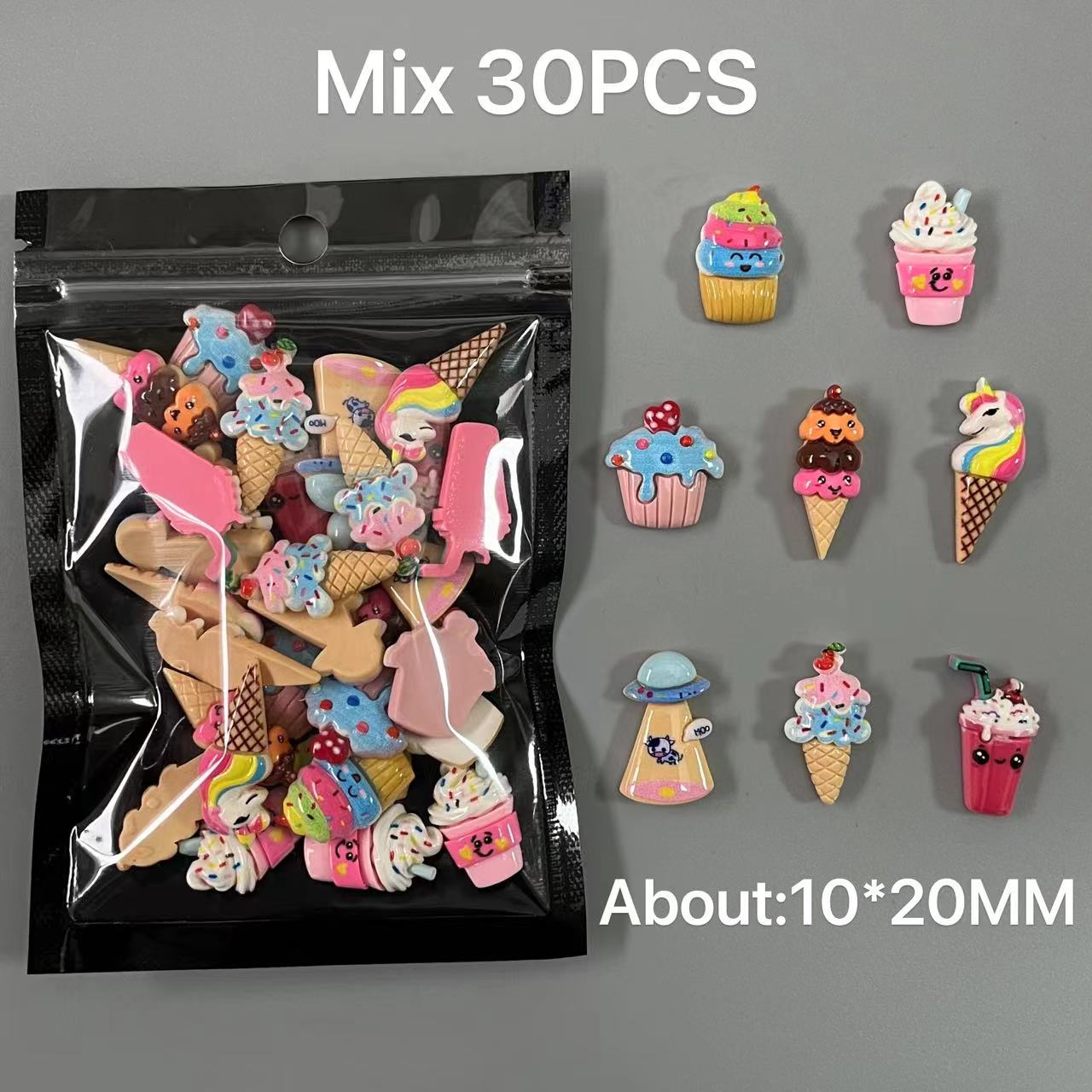 ตัวการ์ตูนน่ารักลูกอมเรซินแววว - Y2K Tech Accessories บทวิจารณ์และราคา