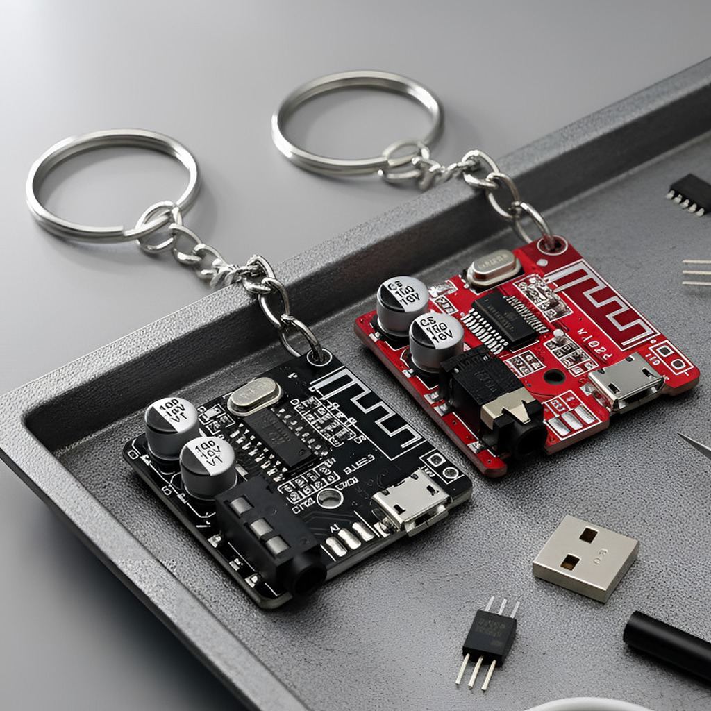 พวงกุญแจแผงวงจรสไตล์ไซเบอร์พัง - Tech Accessories Wholesale บทวิจารณ์และราคา