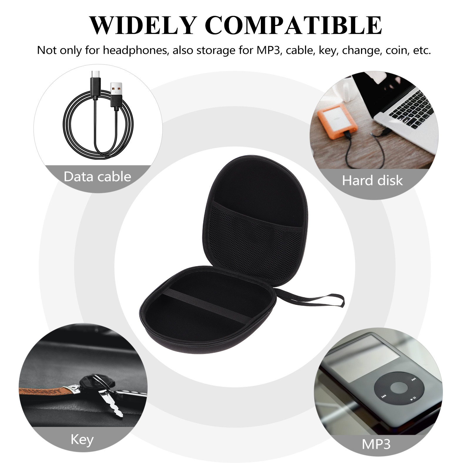 กระเป๋าใส่หูฟังแบบพกพา 1 ชิ้น  - Cable Organizer Bag บทวิจารณ์และราคา