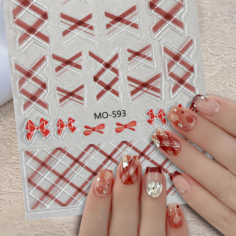 1 PC สีขาว Bowknot ตกแต่งเล็บ  - Y2K Tech Accessories บทวิจารณ์และราคา